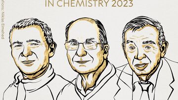 Nobel de Química 2023. Foto: Reprodução/Twitter/@NobelPrize