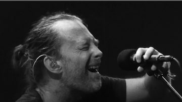 Thom Yorque, vocalista do Radiohead. Foto: Reprodução