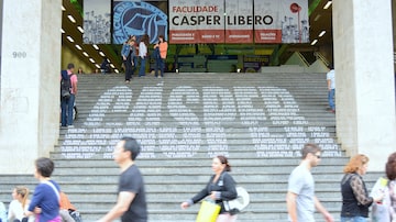 Caso aconteceu na Faculdade Cásper Líbero, em São Paulo. Foto: Gustavo Carneiro/Faculdade Cásper Líbero