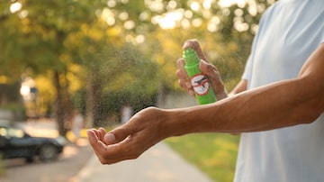Young man with mosquito repellent outdoors. Foto:  Pixel-Shot/Adobe Stock   