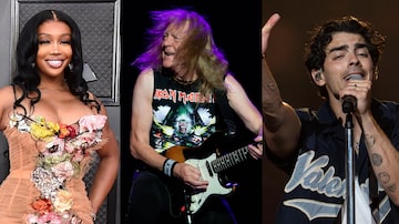 SZA, Iron Maiden e Jonas Brothers são algumas das atrações internacionais confirmadas no Brasil em 2024. Foto: Jordan Strauss/Invision/AP, Wilton Junior/ESTADÃO e Mikala Compton/Austin American-Statesman via AP