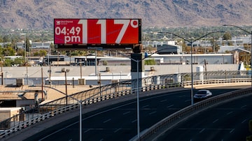 FILE Ñ An electric billboard displays a temperature of 117 degrees Fahrenheit to motorists as they travel in Phoenix, Ariz., July 18, 2023. July is on track to break all temperature records for any month, scientists say, as the planet enters an extended period of exceptional warmth. (Ash Ponders/The New York Times)