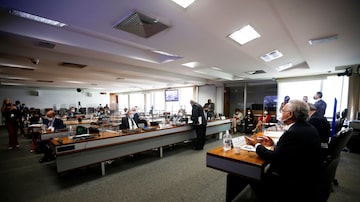 Sessão da CPI da Covid;grupo de 15 médicos envia dossiê à comissão e cita'gabinete paralelo'. Foto: Adriano Machado/Reuters