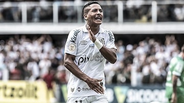 Ângelo volta a ficar à disposição do técnico Fabián Bustos para as próximas partidas do Santos. Foto: Ivan Storti / Santos FC