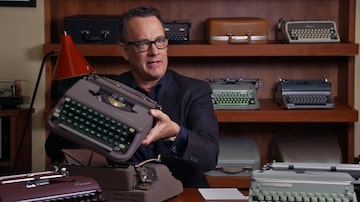 Ator doou uma máquina de escrever de sua coleção. Foto: United24
