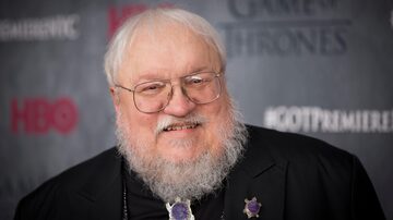 Author and co-executive producer George R.R. Martin arrives for the premiere of the fourth season of HBO series "Game of Thrones" in New York March 18, 2014. REUTERS/Lucas Jackson (UNITED STATES - Tags: ENTERTAINMENT)