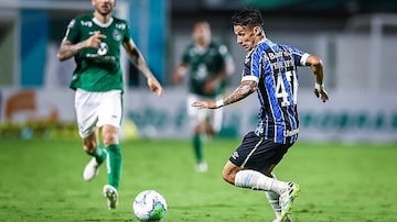 Ferreira em ação no empate do Grêmio com o Goiás. Foto: Lucas Uebel/ Grêmio FBPA