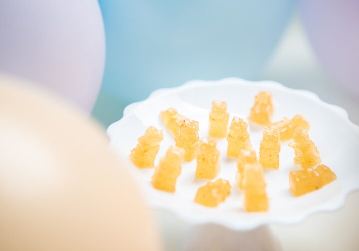 Gummy bears, ou ursinhos de gelatina, da confeiteira Bianca Mirabili.