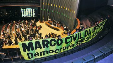 Sessão de votação do Marco Civil da Internet na Câmara dos Deputados em 2014 -. Foto: Gustavo Lima (Câmara dos Deputados)/Creative Commons