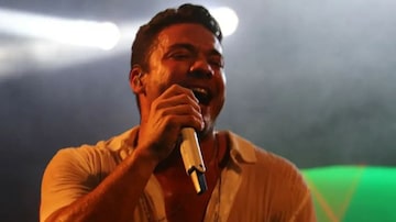 Wesley Safadão canta em Areia Branca (SE). Foto: Prefeitura de Areia Branca/Divulgação. Foto: Instagram da Prefeitura de Areia Branca