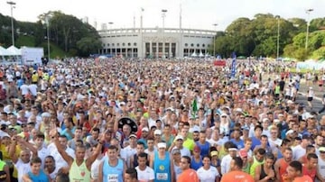 
Meia Maratona de São Paulo reunia dezenas de milhares de corredores antes da pandemia
