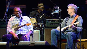 Eric Clapton e Robert Cray. Foto: Crossroads BF