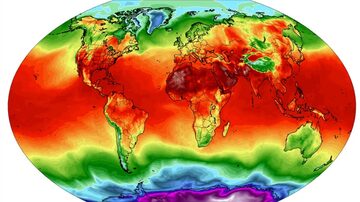 Recordes de calor preocupam cientistas. Foto: Climate Reanalyzer
