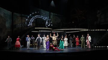 Cena do musical 'Sunset Boulevard', no Teatro Santander. Foto: ALEX SILVA/ESTADAO