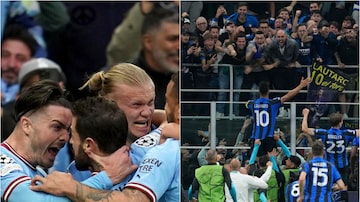 Manchester City e Inter de Milão. Foto: AP 