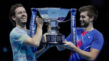Wesley Koolhof e Nikola Mektic conquistaram título de duplas. Foto: Frank Augstein/ AP