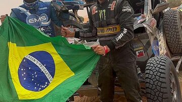 Rodrigo Varela precisou encontrar alternativas para disputar o Rally Dakar. Foto: Reprodução/ Instagram @varela_canam_monsterenergy