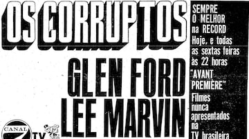 Anúncio do filme 'Os Corruptos'publicado em 27/6/1969. Foto: Acervo Estadão