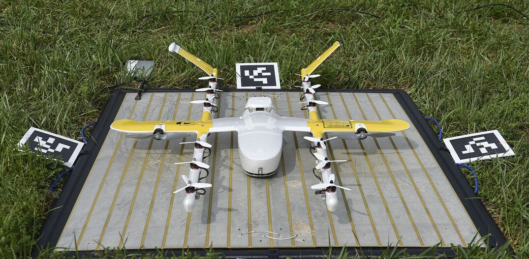 Drone de entrega. Foto: Michael Shroyer/Associated Press