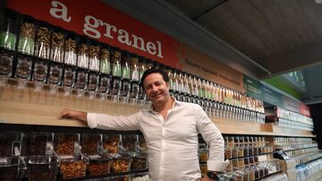 Andre Francez Nassar, da Super Saudável: na rede, não entram produtos com ingredientes artificiais ou conservantes. Foto: Alex Silva/ Estadão