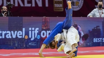 Larissa Pimenta perde luta do bronze e judô do Brasil fica sem pódio em Tashkent. Foto: FIJ