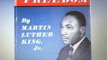 Capa do livro 'Stride Toward Freedom', de Martin Luther King, posto a leilão por 173 mil reais. Foto: Reprodução / Moments in Time