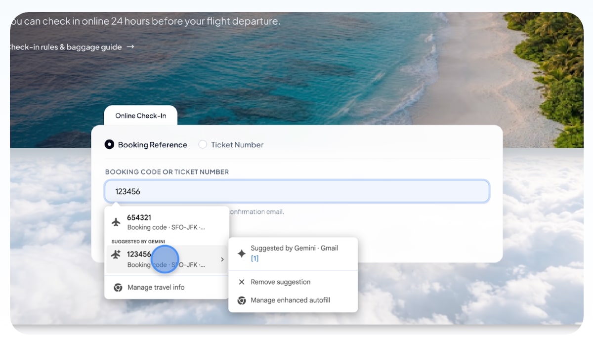 Preenchimento automático do Chrome agora sugere informações extraídas do Gmail