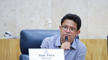 O vereador Isac Felix. Foto: Richard Lourenço / Rede Câmara