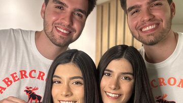 Larissa, Letícia, Lucas e Felipe, o "casal twins". Foto: Reprodução/Instagram/@casaltwins