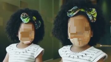 Crianças de três anos foram vítimas de injúria racial no metrô de Salvador, capital baiana. Foto: Facebook / Sandre Weydee