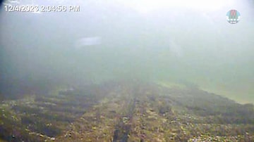 This photo provided by the Wisconsin Department of Natural Resources shows what archaeologists believe to be the remains of the 122-foot-long George L. Newman, a ship that sank in Lake Michigan in October 1871 during a deadly forest fire. The ship was hauling lumber when it ran aground on the southeast point of Green Island after it became enveloped in thick smoke from the Peshtigo Fire, an inferno the National Weather Service ranks as the most devastating forest fire in U.S. history, claiming more than 1,200 lives. The ship's crew was rescued by a lighthouse keeper. (Wisconsin Department of Natural Resources via AP). Foto: Wisconsin Department of Natural Resources via AP
