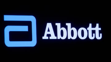 Abbott Laboratories logo is displayed on a screen at the New York Stock Exchange (NYSE) in New York City, U.S., October 18, 2021.  REUTERS/Brendan McDermid