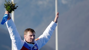 Alexander Zubkov, atleta do bosbled, duas vezes medalhista de ouro em Sochi antes de ser pego em escândalo de doping russo. Foto: Murad Sezer / Reuters