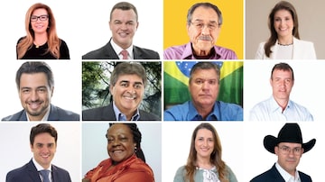 Os candidatos a prefeito de Guarulhos nas eleições 2020. Foto: Divulgação