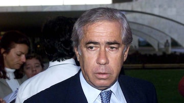 O então deputado Sigmaringa Seixas após encontro no Palacio do Planalto, em 2003 (16/05/2003). Foto: José Paulo Lacerda//Estadão