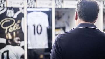 Santos guarda camisa 10 durante a Série B. Foto: Raul Baretta/Santos