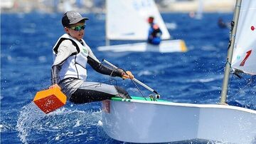 Erik Scheidt é campeão na Turquia e mostra capacidade de seguir passos do pai na vela. Foto: Arquivo Pessoal