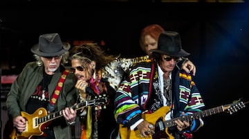 A banda Aerosmith se apresenta no festival São Paulo Trip, na Allianz Arena. Foto: Rafael Arbex/Estadão