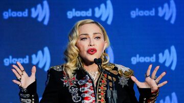 Madonna durante discurso no 30th GLAAD Awards, em Nova Iorque, Estados Unidos. Maio de 2019. REUTERS/Eduardo Munoz/File Photo. Foto: Eduardo Munoz/REUTERS
