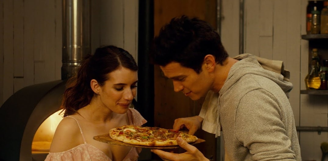 Filme com Emma Roberts e Hayden Christensen tem a pizza como elo entre personagens. Foto: Lionsgate
