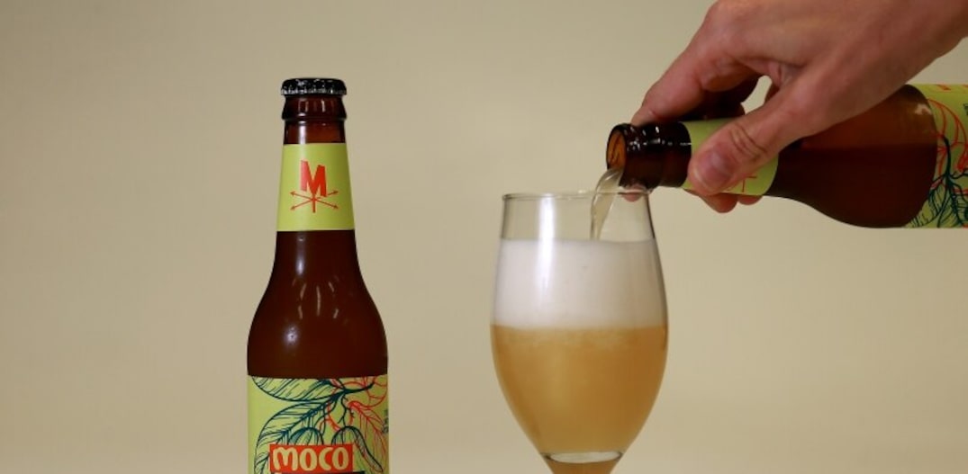 Cerveja Mocotaia, sour de caju feita em parceria entre Mocotó, Jiquitaia e Morada Cia Etílica. Foto: Hélvio Romero|Estadão