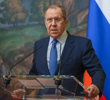 O ministro das Relações Exteriores da Rússia, Sergei Lavrov