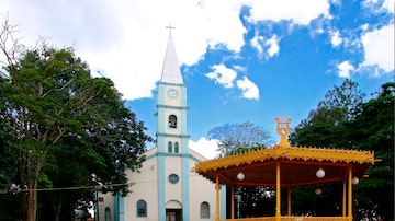 Igreja Matriz de Arandu, município com maior letalidade do coronavírus em São Paulo. Foto: Secretaria de Turismo / Divulgação