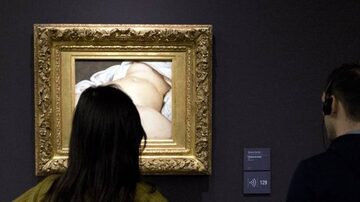 'A Origem do Mundo', de Gustave Courbet. Foto: FRançois Mori/AP