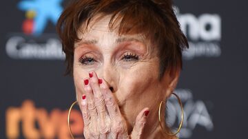Verónica Forqué no tapete vermelho na 35ª edição do Goya Film Awards da Espanha realizada em Málaga. A atriz espanhola foi encontrada morta em sua casa em Madri. Foto: JORGE GUERRERO / AFP
