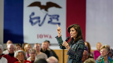 FILE - Republican presidential candidate Nikki Haley speaks during a town hall, Nov. 17, 2023, in Ankeny, Iowa. In 2024, Iowa will again hold the first Republican contest. (AP Photo/Charlie Neibergall, File)