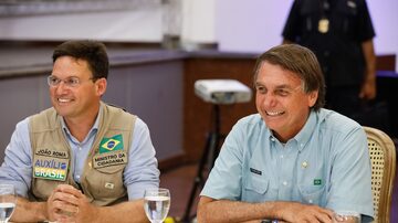 O presidente Jair Bolsonaro e o ministro da Cidadania João Roma visitaram o Senai Cimatec, nesta quarta-feira, 16, em Salvador; essa é a sétima viagem do ministro ao Estado neste ano. Foto: Alan Santos/PR