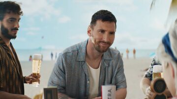 Messi em comercial que será exibidio no Super Bowl. Foto: Reprodução