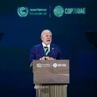 Brazil President Luiz Inacio Lula da Silva speaks during an opening ceremony at the COP28 U.N. Climate Summit, Friday, Dec. 1, 2023, in Dubai, United Arab Emirates. (AP Photo/Rafiq Maqbool). Foto: Rafiq Maqbool/AP Photo