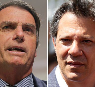 Jair Bolsonaro (PSL) e Fernando Haddad (PT) vão disputar o segundo turno